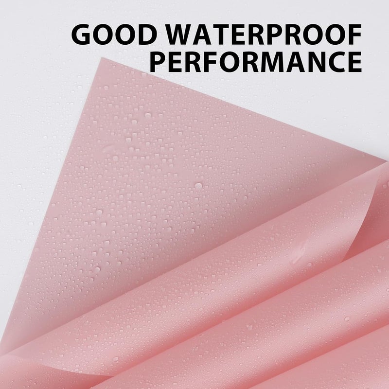 FUHITIM 20 Sheets Flower Wrapping Paper -Waterproof Floral Bouquet Wrapping Paper Used for DIY Crafts, Gift Packaging, Florist Supplies Packaging Paper for Wedding Birthday Gift (Misty Light Pink) - Image 3